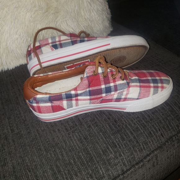 Ralph Lauren plaid women's sneakers - Picture 8 of 9